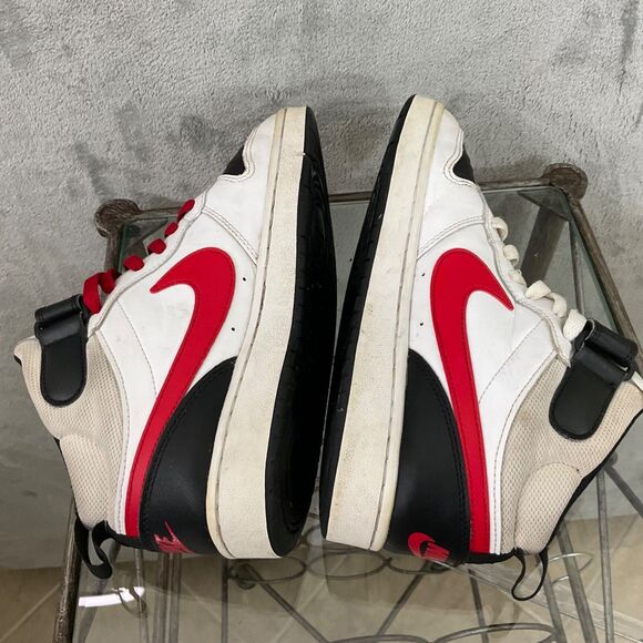 Nike Court Borough Mid 2 White University Red (GS) CD7782-110 Youth Sz 7Y - Picture 6 of 11